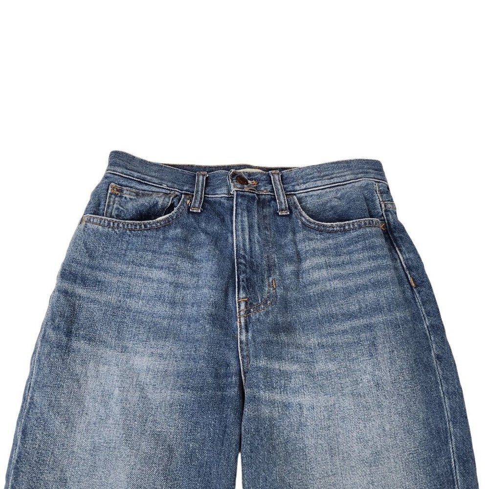 Madewell Mom Jeans 25 Womens Blue High Rise Medium Wash Denim AA585 - Picture 6 of 15